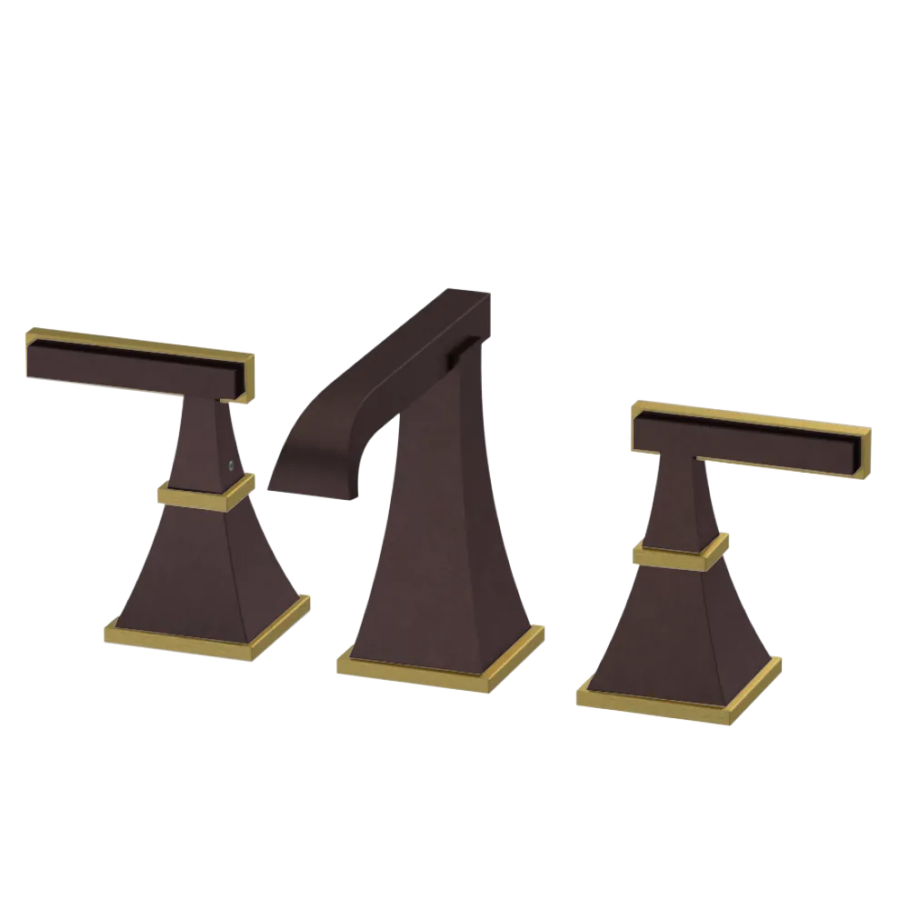 Rubinet Widespread Lav. Set. (less drain) Oil Rubbed Bronze