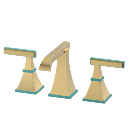 Rubinet Widespread Lav. Set. (less drain) Satin Gold