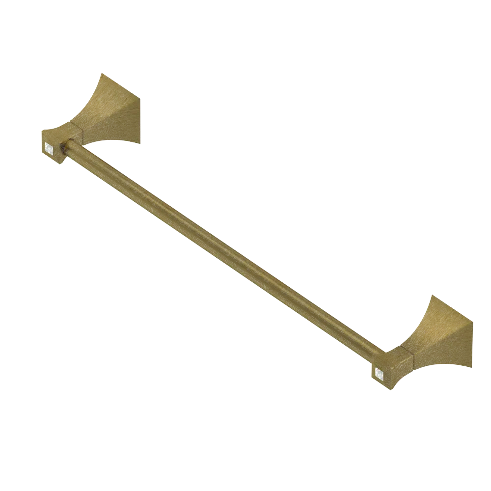 Rubinet Towel Bar 18" Antique Brass Matt