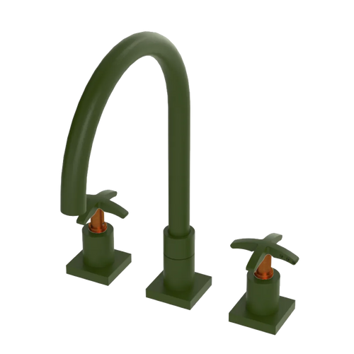 Rubinet Widespread Kitchen Set Green Envy