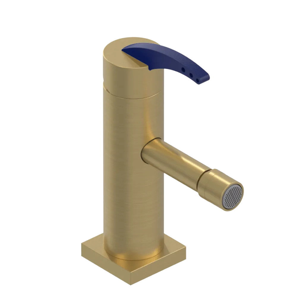 Rubinet Single Control Bidet Fitting (less drain) Satin Gold