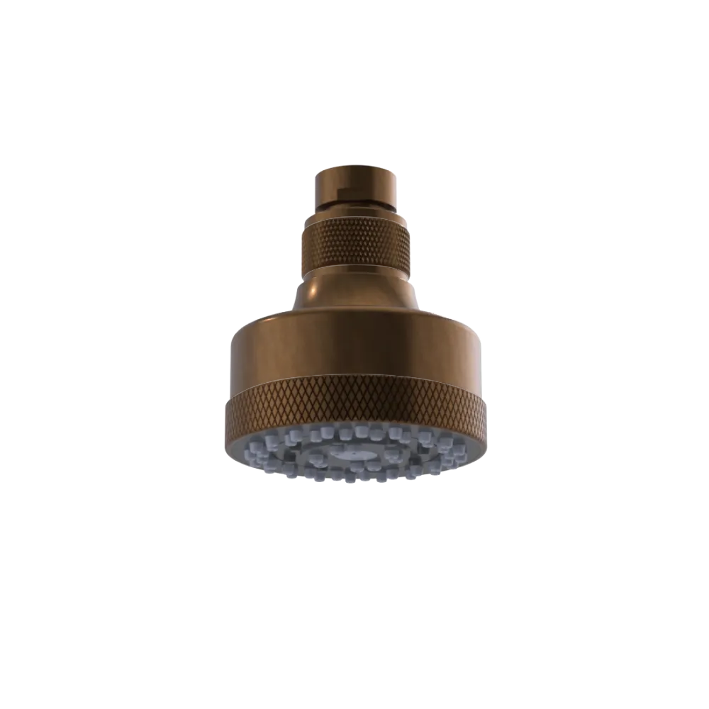 Rubinet 3 FUNCTION SHOWER HEAD Tuscan Brass