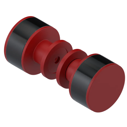 Rubinet Shower Door Knob (set) Maroon