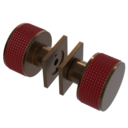 Rubinet Shower Door Knob (set) Tuscan Brass