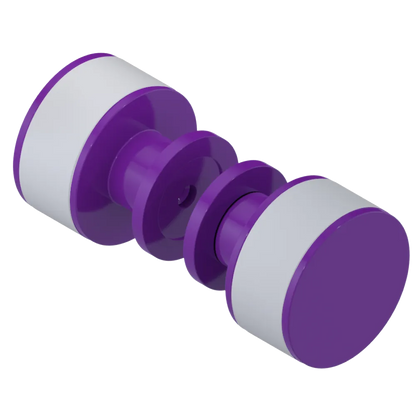 Rubinet Shower Door Knob (set) Purple Haze