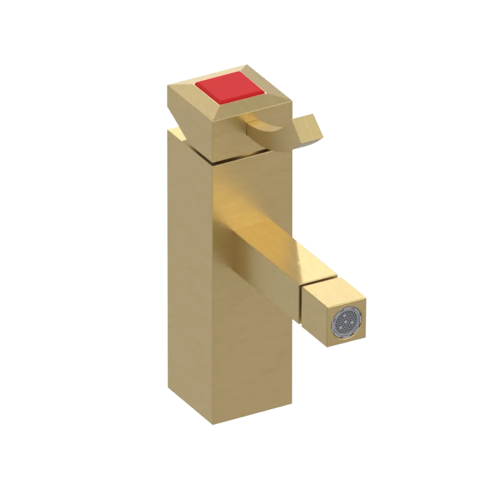 Rubinet Single Control Bidet Fitting (less drain) Satin Gold