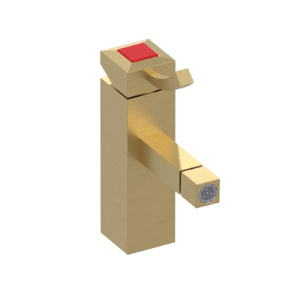 Rubinet Single Control Bidet Fitting (less drain) Satin Gold