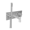 Baril Wall-mounted tub faucet with hand shower