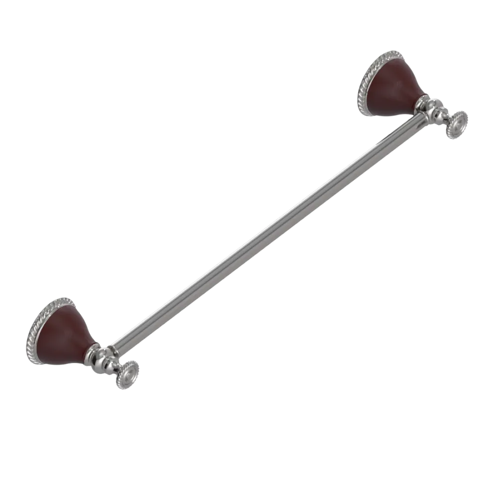 Rubinet Towel Bar 18" Polished Nickel
