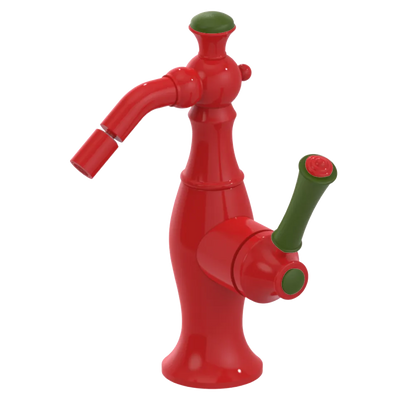 Rubinet Single Control Bidet Fitting (less drain) Red