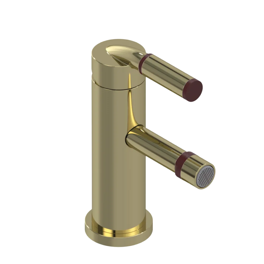 Rubinet Single Control Bidet Fitting (less drain) Gold
