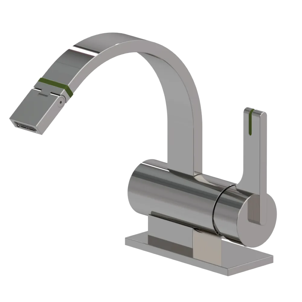 Rubinet Single Control Bidet Fitting (less drain) Polished Nickel