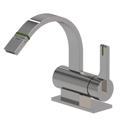 Rubinet Single Control Bidet Fitting (less drain) Polished Nickel