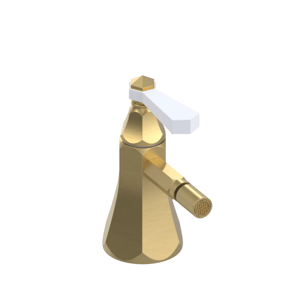 Rubinet Single Control Bidet Fitting (less drain) Satin Gold