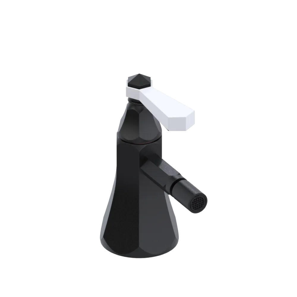 Rubinet Single Control Bidet Fitting (less drain) Matt Black