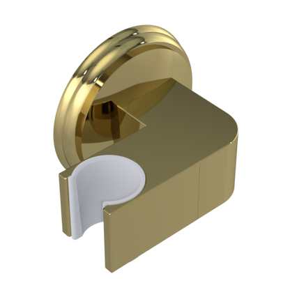 Rubinet Wall Bracket for Hand Held Shower Natural Brass