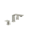 Baril 8" c/c lavatory faucet, drain included