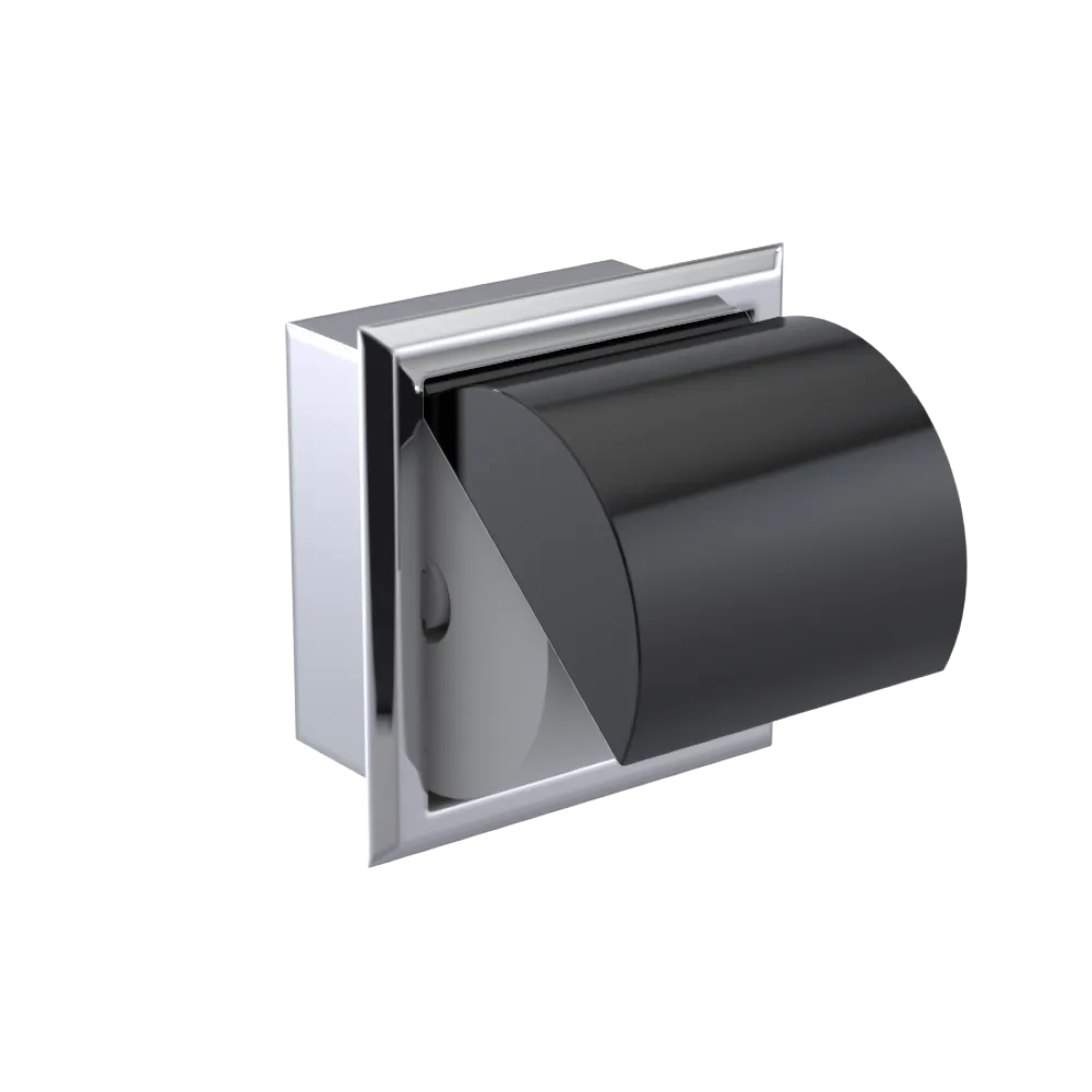 Rubinet RECESSED TOILET PAPER HOLDER Chrome