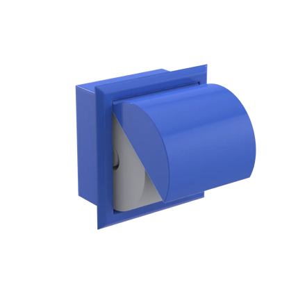 Rubinet RECESSED TOILET PAPER HOLDER Blu Jean