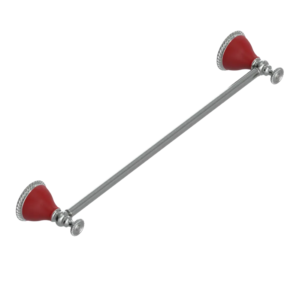 Rubinet Towel Bar 18" Satin Nickel