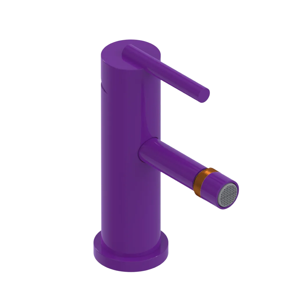 Rubinet Single Control Bidet Fitting (less drain) Purple Haze