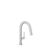 Baril Single-hole bar / prep kitchen faucet with 2-function pull-down spray