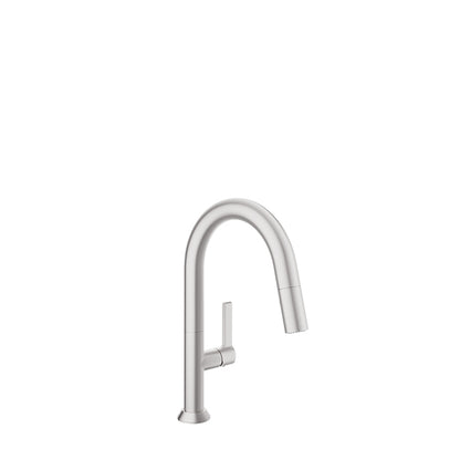 Baril Single-hole bar / prep kitchen faucet with 2-function pull-down spray