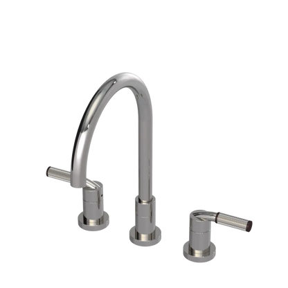Rubinet Widespread Kitchen Set Polished Nickel