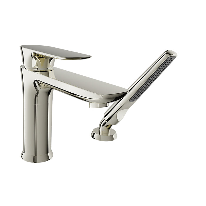 Baril 2-piece tub filler with hand shower