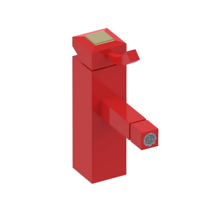Rubinet Single Control Bidet Fitting (less drain) Red