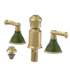 Rubinet Bidet Fitting with Spray, Diverter, and Vacum Breaker (Less Drain) Satin Gold