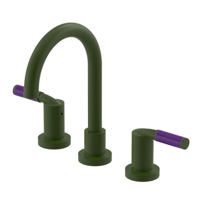 Rubinet Widespread Lav set (less drain) Green Envy