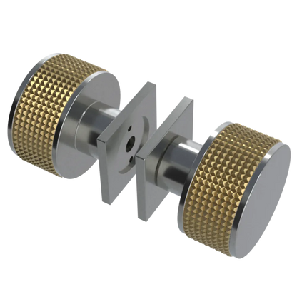 Rubinet Shower Door Knob (set) Satin Nickel