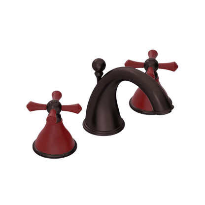 Rubinet Widespread Lav. Set. (less drain) Oil Rubbed Bronze