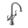 Rubinet Single Hole Dual Handle Lav. Set. (less drain) Polished Nickel