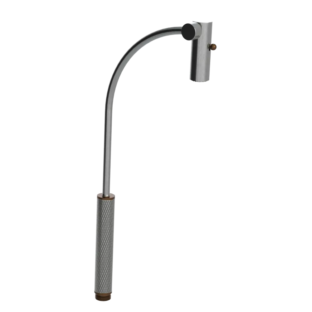 Rubinet Hand Held Shower Bidet Only Satin Nickel