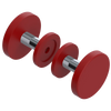 Rubinet Shower Door Knob (set) Maroon