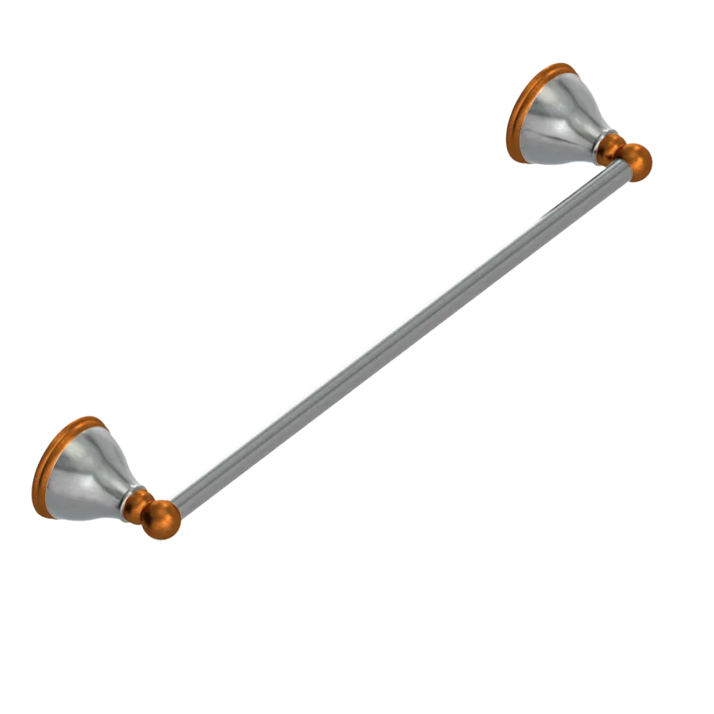 Rubinet Towel Bar 18" Satin Nickel