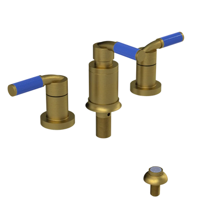 Rubinet Bidet Fitting with Spray, Diverter, and Vacum Breaker (Less Drain) Antique Brass Matt
