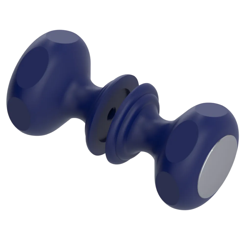 Rubinet Shower Door Knob (set) Midnight Blue