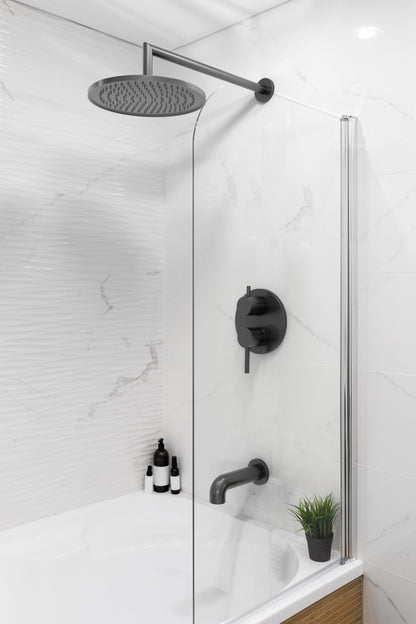 Baril Complete pressure balanced shower valve with 2-way diverter