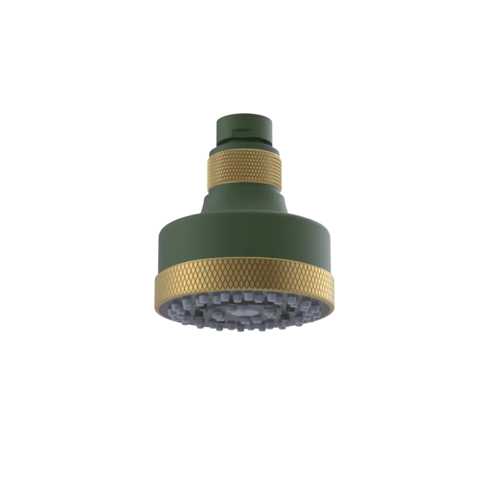 Rubinet 3 FUNCTION SHOWER HEAD Green Envy