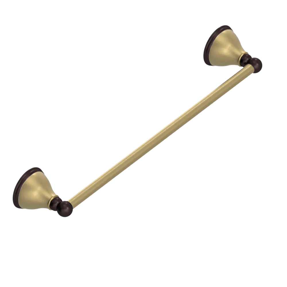 Rubinet Towel Bar 18" Satin Brass