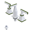 Rubinet Bidet Fitting with Spray, Diverter, and Vacum Breaker (Less Drain) Matt White