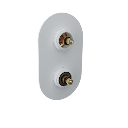 Baril Thermostatic pressure balanced shower valve with 3-way diverter (without handle)