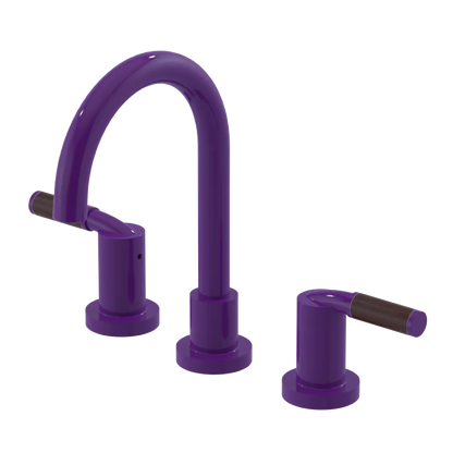 Rubinet Widespread Lav set (less drain) Purple Haze