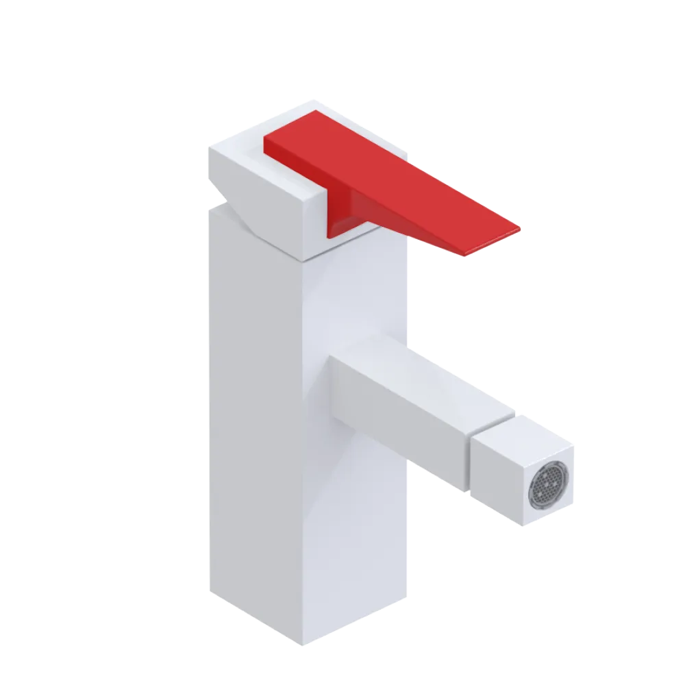Rubinet Single Control Bidet Fitting (less drain) White
