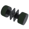 Rubinet Shower Door Knob (set) Matt Black