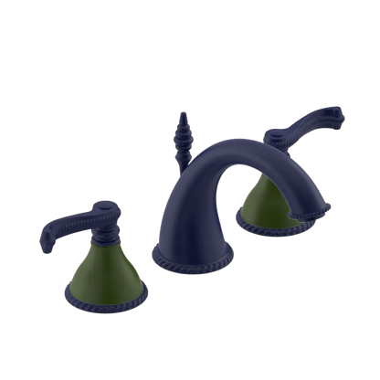 Rubinet Widespread Lav. Set. (less drain) Midnight Blue