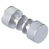 Rubinet Shower Door Knob (set) Satin Chrome